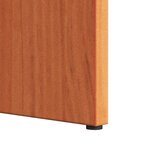 vidaXL Table basse 2 Pièces Brun cire Bois de pin massif