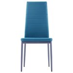 vidaXL Ensemble de salle à manger 5 Pièces Bleu