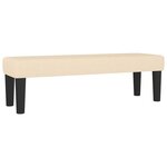 vidaXL Banc Crème 100x30x30 cm Tissu