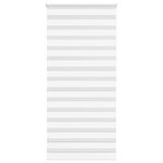 vidaXL Store zèbre blanc 115x200 cm largeur du tissu 110 9cm polyester