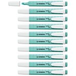 Surligneur Swing Cool Pastel Edition -Touche de Turquoise x 10 STABILO