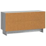 vidaXL Meuble TV 99 x 34 5 x 50 cm Sonoma gris Bois d'ingénierie