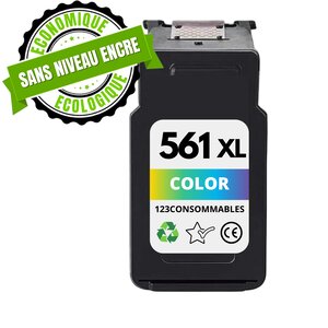 Cartouche compatible CANON CL-561 XL couleur SANS NIVEAU ENCRE