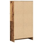 vidaXL Bibliothèque vieux bois 60x24x109 cm bois d'ingénierie
