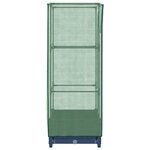 vidaXL Jardinière surélevée avec housse aspect rotin 40x40x123 cm