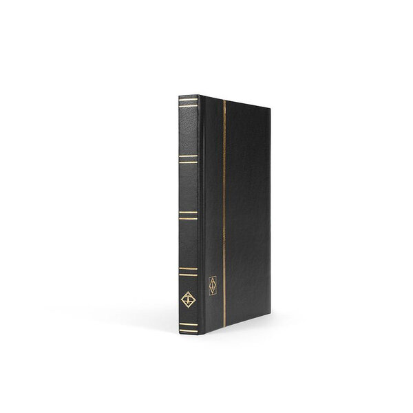 Classeur petit format 32 pages noires pour timbres. Couleur - Noir