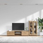 vidaXL Ensemble meuble TV FLORIN Chêne artisanal Bois d'ingénierie