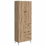vidaXL Ensemble de Meubles 2 Pièces Chêne artisanal Bois d'ingénierie