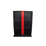 Vidaxl chaises de salle à manger 4 pcs noir similicuir