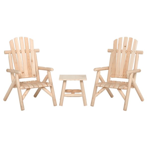 vidaXL Ensemble de salon de jardin 3 Pièces bois massif d'épicéa