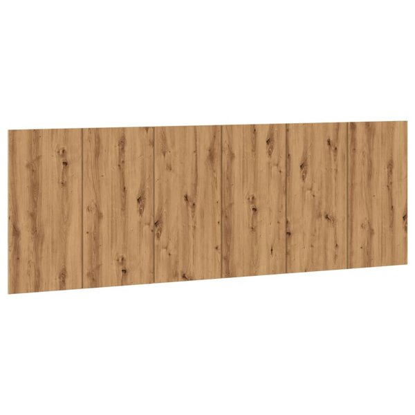 vidaXL Tête de lit murale chêne artisanal bois d'ingénierie
