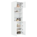 vidaXL Armoire de rangement blanc 70x42 5x225 cm bois d'ingénierie