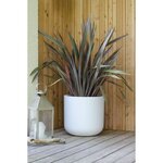 Pot rond 40 cm Graphit'Up - 32 5 L - Blanc cérusé
