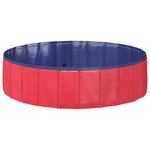vidaXL Piscine pour enfants Rouge et bleu Ø 120 x 30 cm