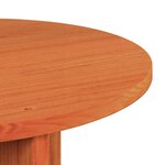vidaXL Table basse 2 Pièces Brun cire Bois de pin massif