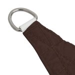 vidaXL Voile de parasol tissu oxford triangulaire 5x5x6 m marron