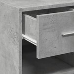 vidaXL Buffet gris béton 30x42 5x93 cm bois d'ingénierie