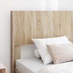 vidaXL Cadre de lit avec rangement et tête de lit Chêne Sonoma