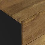 vidaXL Table de chevet 50x33x62 cm Bois de manguier et d'ingénierie