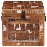 vidaXL Boîte de Rangement Multicolore bois de récupération massif