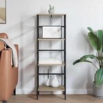 vidaXL Étagère Chêne Sonoma 40 x 29 5 x 115 cm Bois d'ingénierie