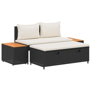 vidaXL Ensemble de canapés d'extérieur 4 -Seater 4 pc 55 x 30 x 39 cm