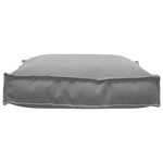vidaXL Coussin de palette pour siège gris 70x70x12 cm  tissu Oxford.