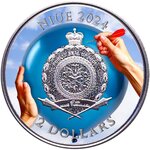 Pièce de monnaie en Argent 2 Dollars g 31.1 (1 oz) Millésime 2024 BALLOON PARTY