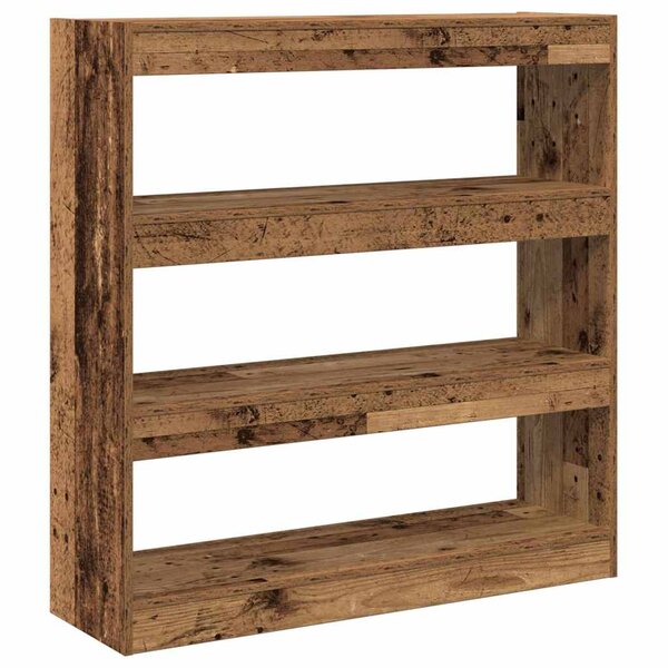 vidaXL Bibliothèque Bois ancien 100 x 30 x 103 cm Bois d'ingénierie