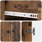 vidaXL Ensemble de Meubles 2 Pièces 66 x 34 5 x 90 cm Bois d'ingénierie