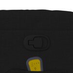 vidaXL Fauteuil de massage inclinable noir tissu