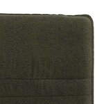vidaXL Chaise à manger vert armée similicuir daim