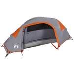 vidaXL Tente de camping à dôme 1 personne orange imperméable