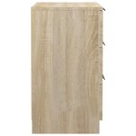 vidaXL Table de chevet Chêne sonoma 40x36x65 cm
