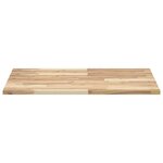 vidaXL Dessus de bureau non traité 80x60x2 cm bois d'acacia massif
