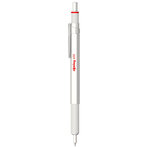 Stylo Bille rOtring 600 Blanc perle - Pointe Moyenne - Encre Noire - Livré en écrin