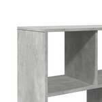 vidaXL Cloison de séparation gris béton bois d'ingénierie