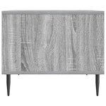 vidaXL Table basse Sonoma gris 90 x 50 x 40 cm Bois d'ingénierie