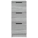 vidaXL Buffet Sonoma gris 30x30x70 cm Bois d'ingénierie