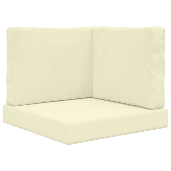 vidaXL Coussin de canapé d'extérieur Polyester Crème 60 x 60 cm