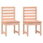 vidaXL Chaises de jardin lot de 2 50x48x91 5 cm bois massif de douglas