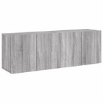 vidaXL Meubles TV muraux 2 Pièces sonoma gris 60x30x41 cm