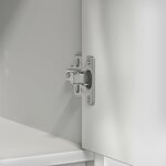 vidaXL Buffet avec tiroirs et portes blanc 73x31x90 cm