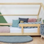 Lit cabane enfant TERY 90 x 180 Gris