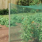 vidaXL Filet de protection pour oiseaux Vert 2 x 5 m HDPE