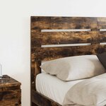 vidaXL Tête de lit Chêne fumé 150 cm Bois d'ingénierie