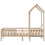 vidaXL Cadre de lit avec toit sans matelas 80x200 cm