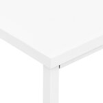 vidaXL Bureau industriel avec tiroirs Blanc 105x52x75 cm Acier