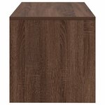vidaXL Meuble TV chêne marron 60x40x40 cm bois d'ingénierie