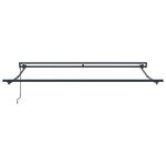 vidaXL Cadre de auvent Anthracite 3 5 x 2 5 m